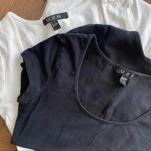 Bundle of 2 B&W Short Sleeve Bodysuits